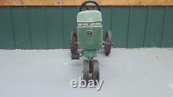 Vintage John Deere ERTL Model No. 520 Pedal Toy Tractor Original Cast Aluminum