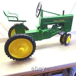 Vintage John Deere Eska 60 Pedal Tractor, Small Frame, 1950's, Restored