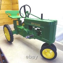 Vintage John Deere Eska 60 Pedal Tractor, Small Frame, 1950's, Restored