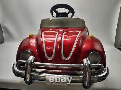 Vintage Junior Sportsters TS-110 VW Beetle Pedal Car Classic Red Buggy RARE
