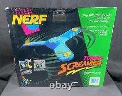 Vintage Kenner 1992 Nerf Turbo Screamer Boomerang Black. New And Sealed