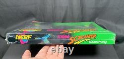 Vintage Kenner 1992 Nerf Turbo Screamer Boomerang Black. New And Sealed