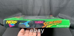 Vintage Kenner 1992 Nerf Turbo Screamer Boomerang Black. New And Sealed