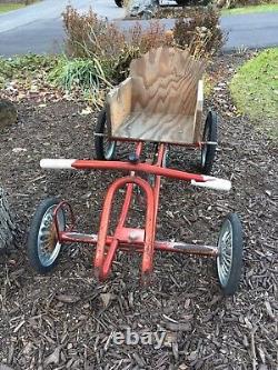 Vintage Kettler Pedal Push Pull Go Car Made in Germany Child Kids Youth Cart