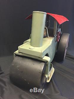 Vintage Keystone 60  Ride On Steel Steam Roller Toy, In Great Condition