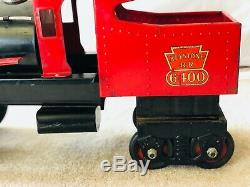 Vintage Keystone 6400 RR Ride-on Train Locomotive 1920s 1930s