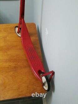 Vintage Kick Red Scooter Antique Kids Toy. Works and looks great