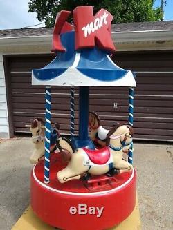 Vintage Kmart Merry Go Round Carousel