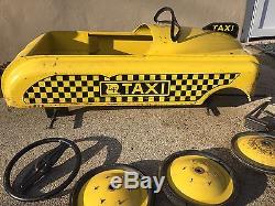 Vintage LF Pedal Car. Taxi Cab- Unusual Model