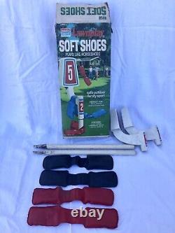 Vintage Lawn Game Outdoor Family Game Soft Shoes Plays Like Horse Shoes