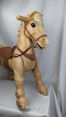 Vintage MARX 1969 Ride-on Pony toy horse Marvel the Mustang