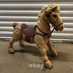 Vintage MARX 1969 Ride-on Pony toy horse Marvel the Mustang Collectible