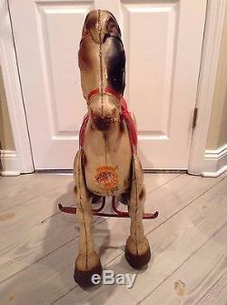 Vintage MOBO Bronco Hobby Horse Ride On. Steers! D. Sebel and Co