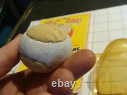 Vintage MOC hacky sack puff KIC SAC made in Haiti, Unused dried glu SCARCE ITEM