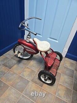 Vintage MURRAY Kid's TRICYCLE Metal Step-Up/Whitewall Tires 1950's-60's L@@K