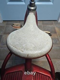 Vintage MURRAY Kid's TRICYCLE Metal Step-Up/Whitewall Tires 1950's-60's L@@K