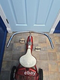 Vintage MURRAY Kid's TRICYCLE Metal Step-Up/Whitewall Tires 1950's-60's L@@K