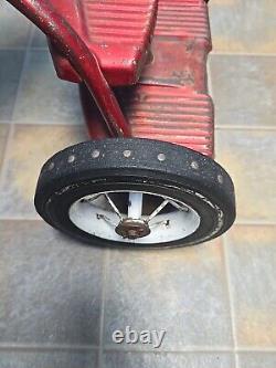 Vintage MURRAY Kid's TRICYCLE Metal Step-Up/Whitewall Tires 1950's-60's L@@K