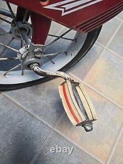 Vintage MURRAY Kid's TRICYCLE Metal Step-Up/Whitewall Tires 1950's-60's L@@K