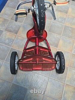 Vintage MURRAY Kid's TRICYCLE Metal Step-Up/Whitewall Tires 1950's-60's L@@K