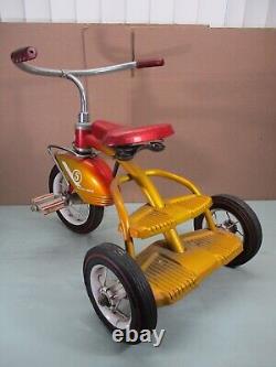 Vintage MURRAY Metal Step-Up Tricycle #5 with RARE RED LINE TIRES 1950's-1960's