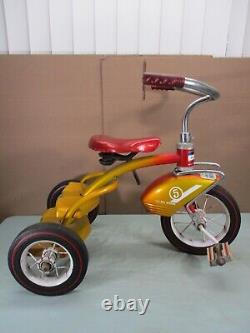 Vintage MURRAY Metal Step-Up Tricycle #5 with RARE RED LINE TIRES 1950's-1960's