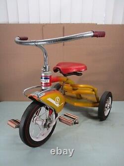 Vintage MURRAY Metal Step-Up Tricycle #5 with RARE RED LINE TIRES 1950's-1960's