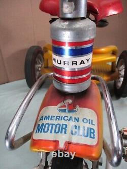 Vintage MURRAY Metal Step-Up Tricycle #5 with RARE RED LINE TIRES 1950's-1960's