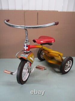 Vintage MURRAY Metal Step-Up Tricycle #5 with RARE RED LINE TIRES 1950's-1960's