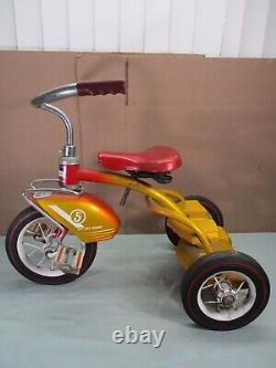 Vintage MURRAY Metal Step-Up Tricycle #5 with RARE RED LINE TIRES 1950's-1960's