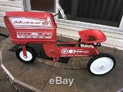 Vintage MURRAY Pedal Tractor Chain Drive TRANSMISSION With Metal Seat. PEDAL CAR