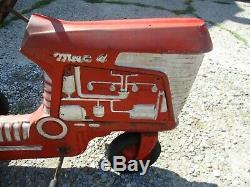 Vintage Mac 4 Pedal Tractor Chain Drive With Metal Seat All. Original