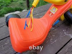 Vintage Marx Big Wheel Mini Hot Cycle Trike Tricycle Ride on Toy 35lb max