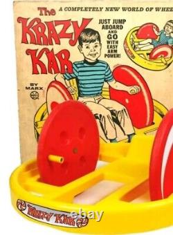 Vintage Marx Toys Ride On Krazy Kart Very Rare