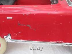 Vintage Mercedes 190 SL Convertible Red Pedal Car late 1950's mid 1960's