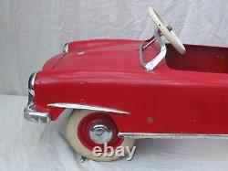 Vintage Mercedes 190 SL Convertible Red Pedal Car late 1950's mid 1960's