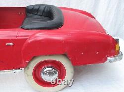 Vintage Mercedes 190 SL Convertible Red Pedal Car late 1950's mid 1960's