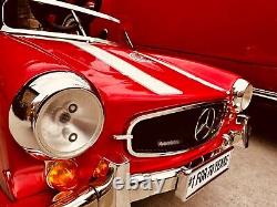Vintage Mercedes-Benz 190 SL Convertible Red Pedal Car late 1950's Go Kart