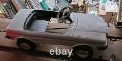 Vintage Mercedes Benz s Kids Pedal Car 650 JS 1987 1980s Silver