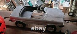 Vintage Mercedes Benz s Kids Pedal Car 650 JS 1987 1980s Silver