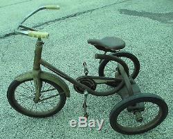 Vintage Mercury Rear Wheel Chain Drive Tricycle