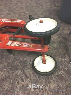 Vintage Metal AMF 502 Pedal Tractor Power Trac Chain Driven