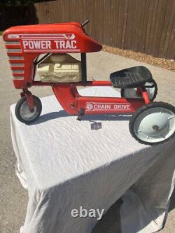 Vintage Metal AMF 502 Pedal Tractor Power Trac Chain Driven Original Condition