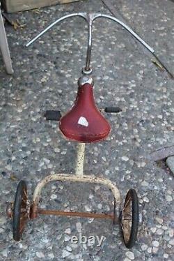 Vintage Metal Child's Tricycle With a Troxel Seat