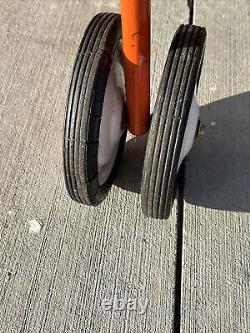 Vintage Metal Murry Trac 2 Ton Pedal Car With Dump Trac Trailer