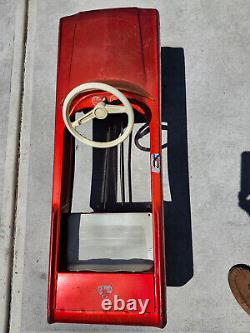 Vintage Metal Red Mustang Pedal Car 40 Original Pre 1970's