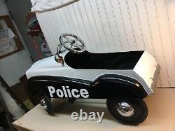 Vintage Metro City Police Pedal Car Instep Working Cop vtg Retro