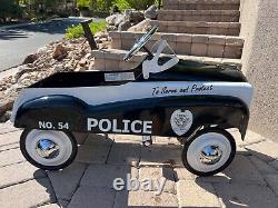 Vintage Metro City Police Pedal Car No. 54 By Instep in Good condition