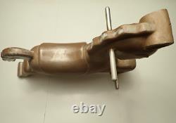 Vintage Mexico Forge Spring Rider Cast Aluminum Playground Horse/ Pony & Bracket