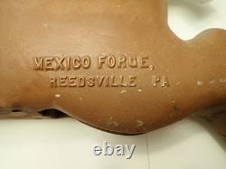 Vintage Mexico Forge Spring Rider Cast Aluminum Playground Horse/ Pony & Bracket